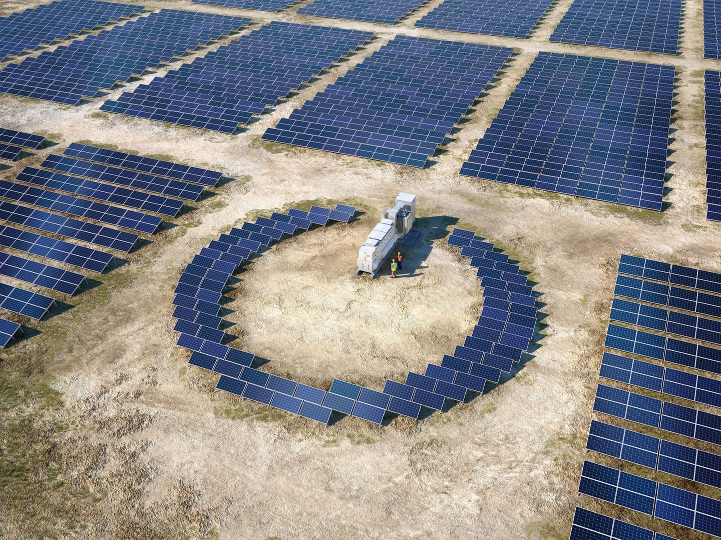 CGI Visuals Fimer Solar Campaign 3D Image
