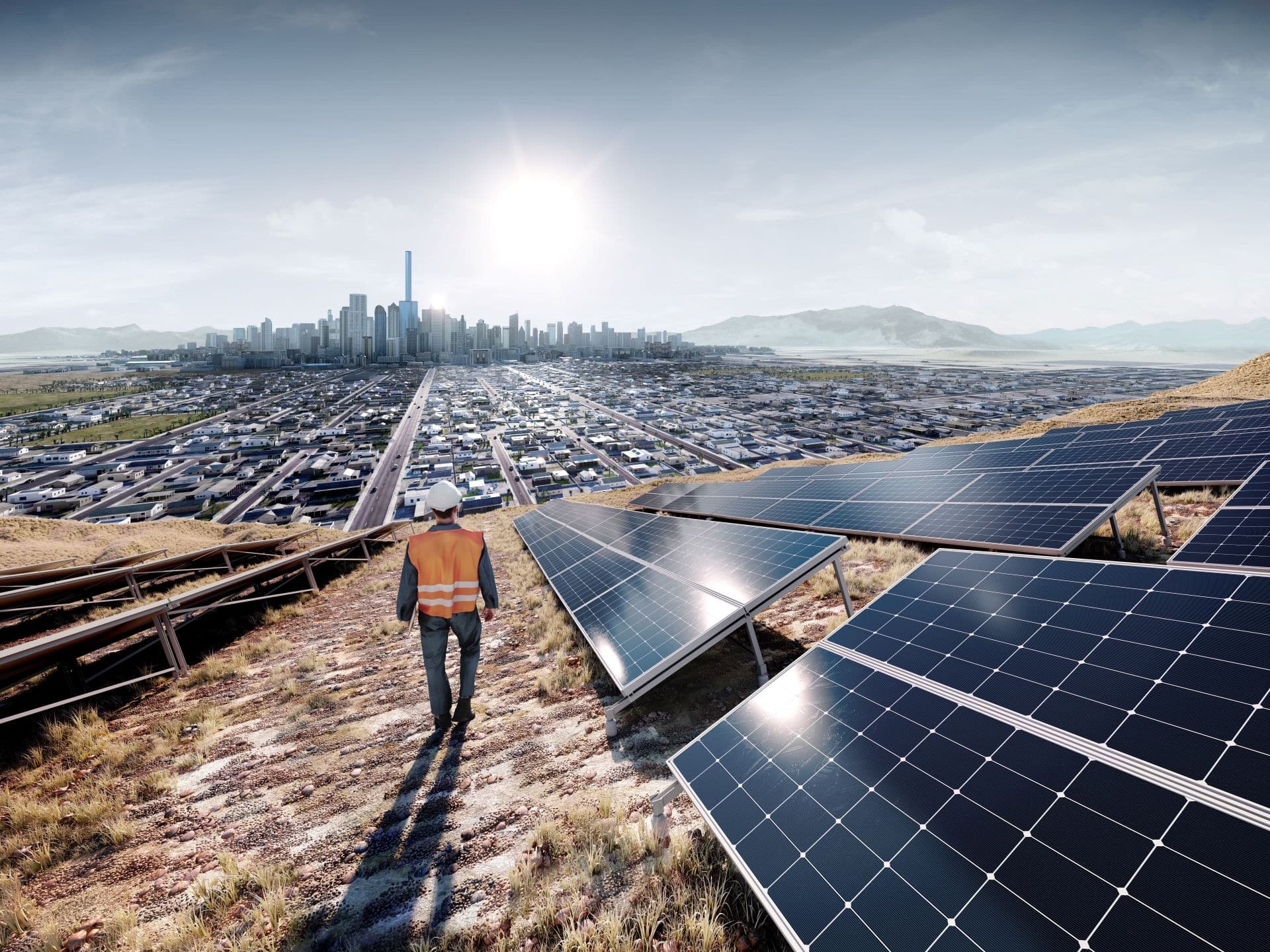 CGI Visuals Fimer Solar Campaign Key Visual 3D Image