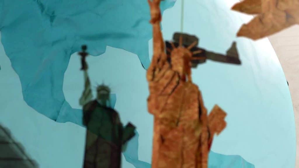 3D Animation Statue Projection Chesterfield