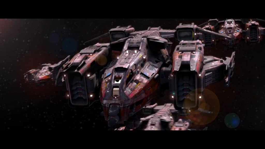 Cinime 3D Animation Space Battle Cinematic