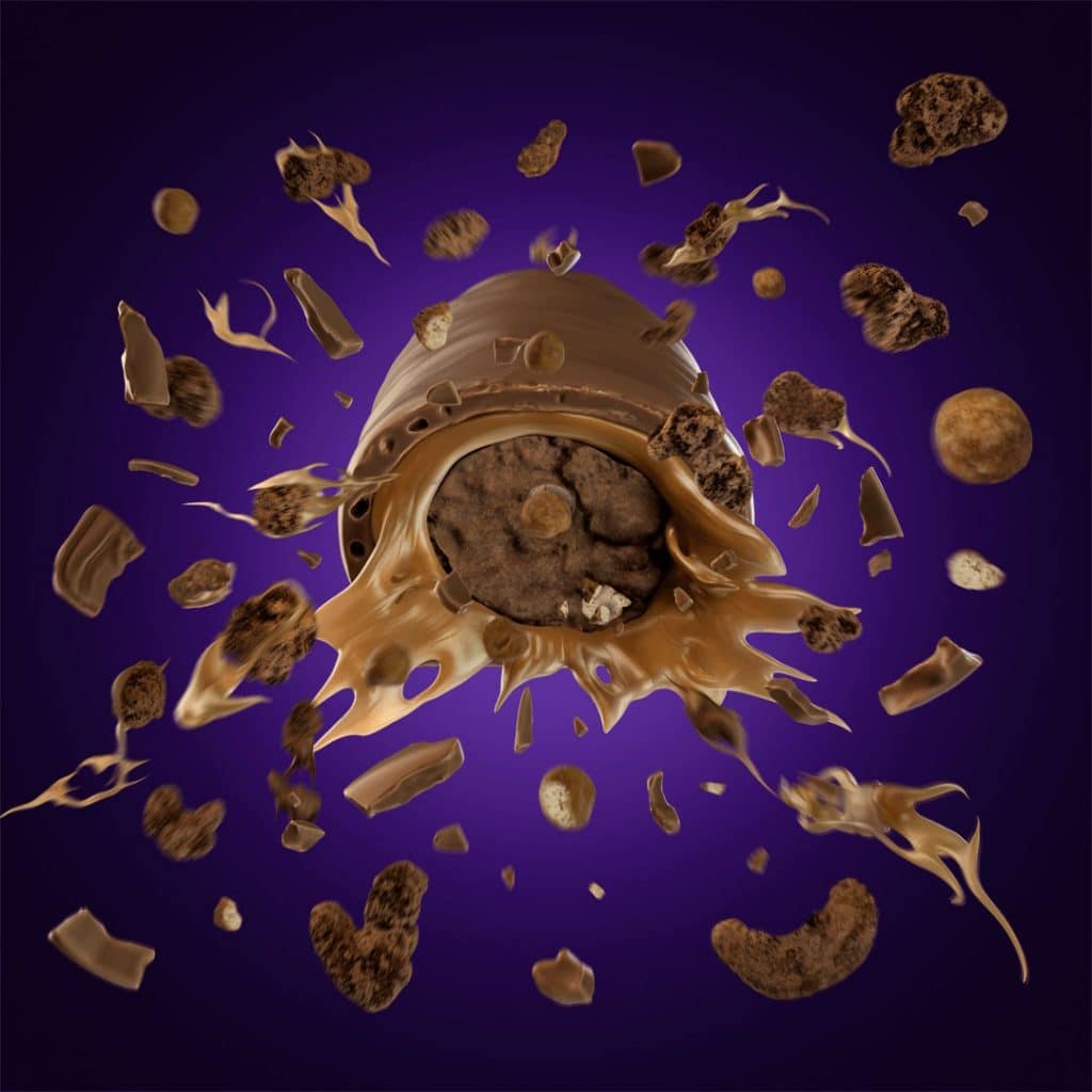 CGI Visuals Cadbury Chocolate Boost 3D Image