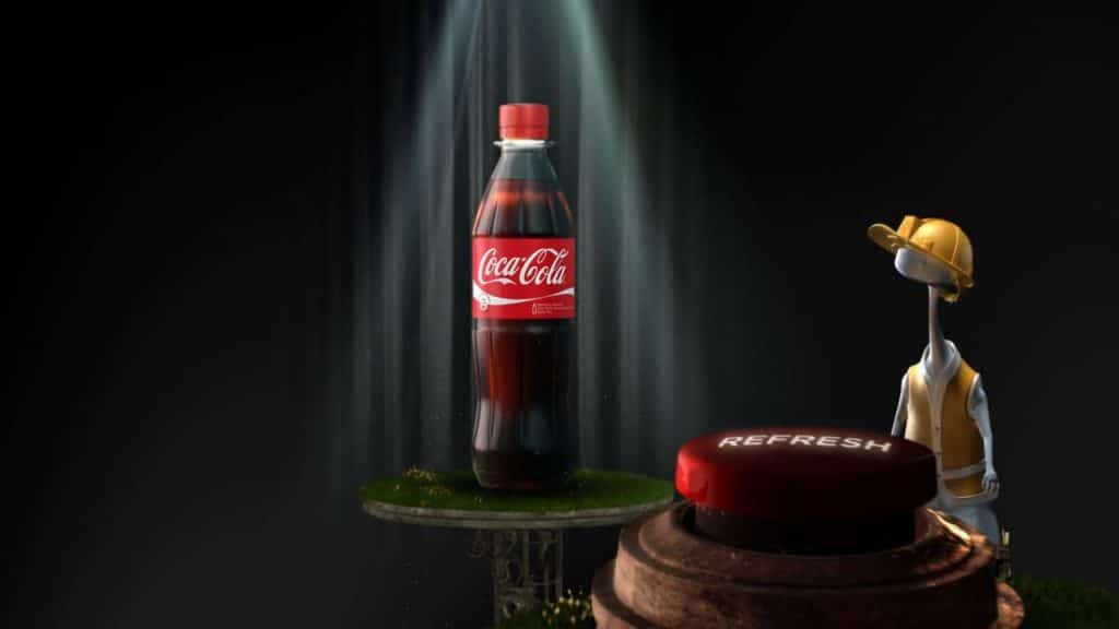 Coca-Cola 3D Animation New Bottle-Same Great Taste TV Commercial