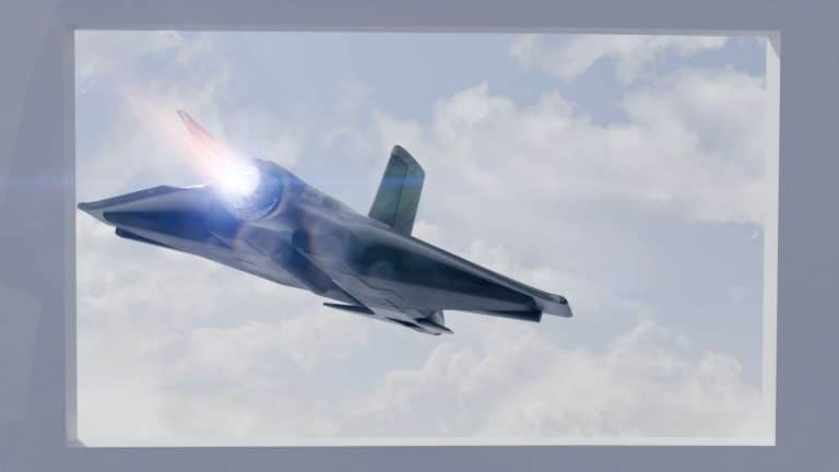 Immersive Digital Anamorphic Illusion Animation Jet Fighter Plane Frame 3