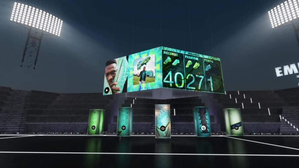 Nike Web Based Extended Virtual Experience Impulse Zone