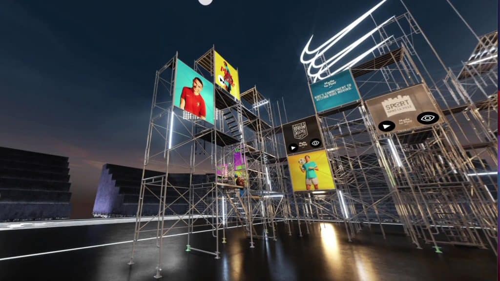 Nike Web Based Virtual Experience Play Zone