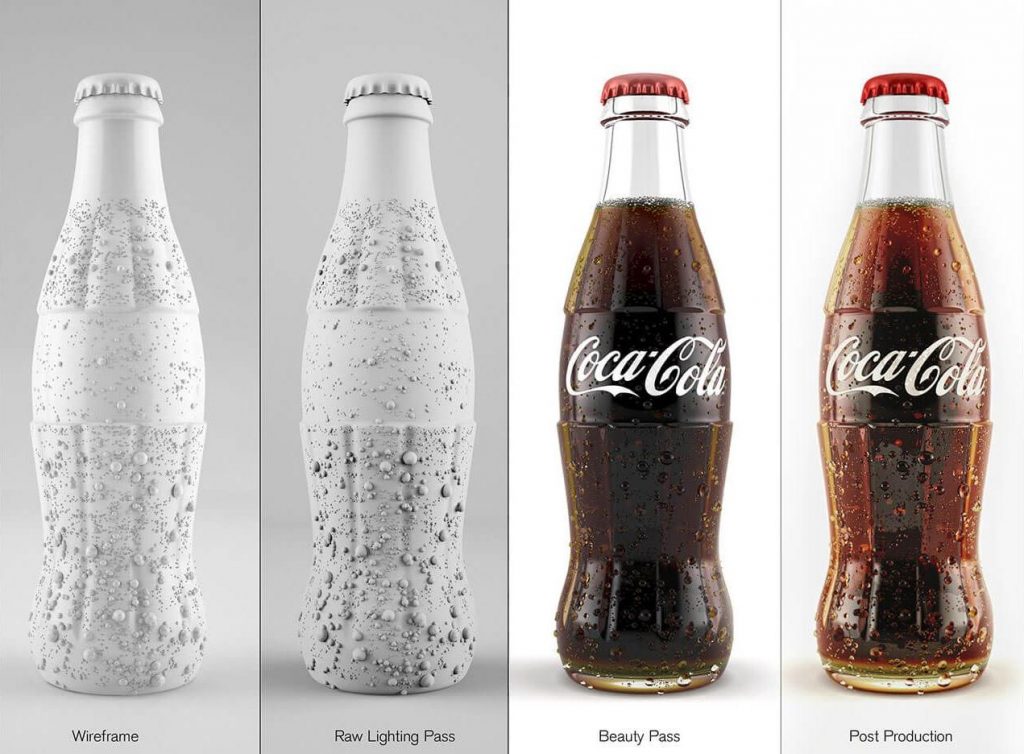 How 3D Bottle Images are created