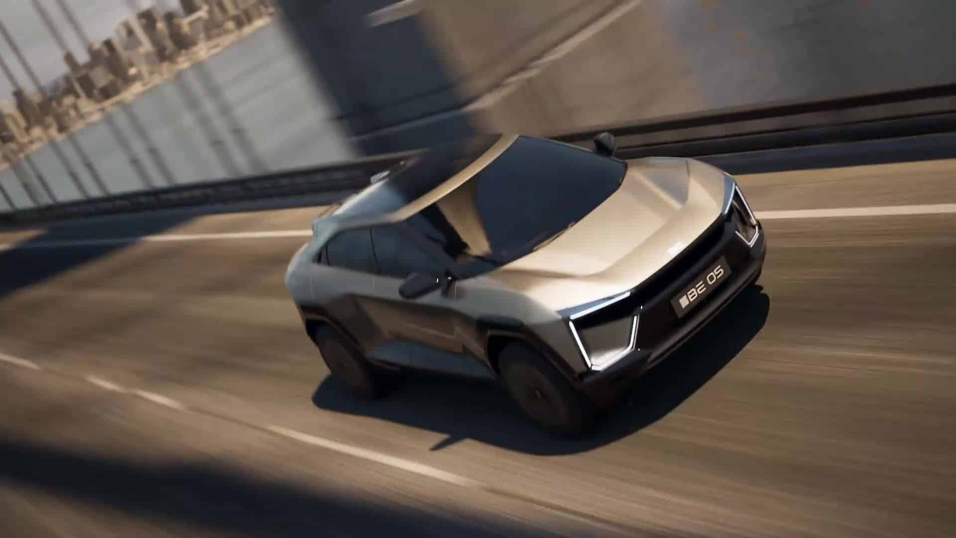 Mahindra BE.05 Concept Car unreal engine automotive Animation