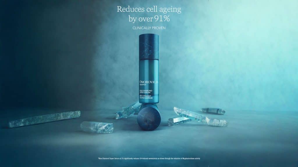 3D Skincare Super Serum Product Visuals - Omorovicza