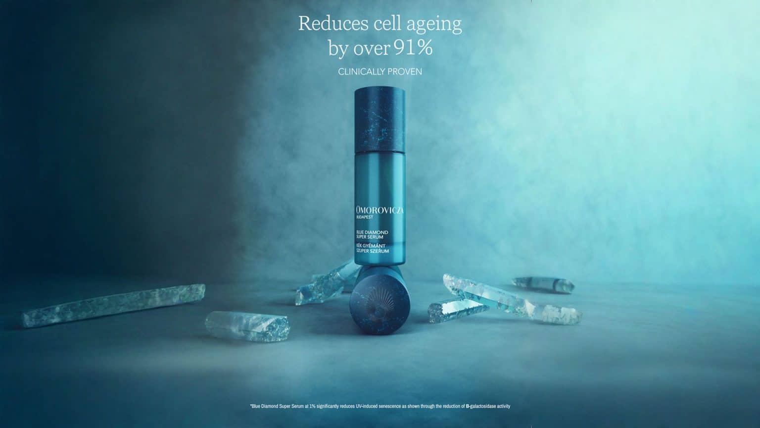 3D Skincare Super Serum Product Visuals - Omorovicza