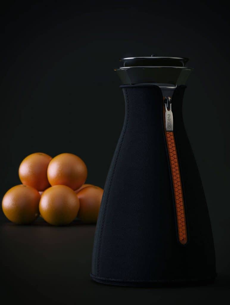 CGI Visuals Evasolo Bottle Orange 3D Product Visualisation Image