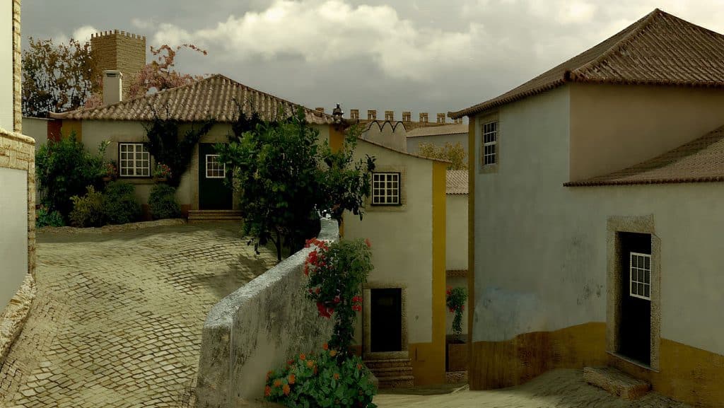 CGI Visuals Historical Portugal Village