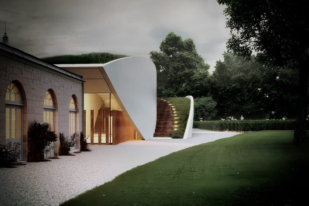 Contemporary CGI Home Modern Organic Architectural Design External Render