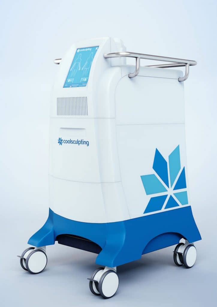 Coolsculpting Medical CGI Illustration Machine Complete