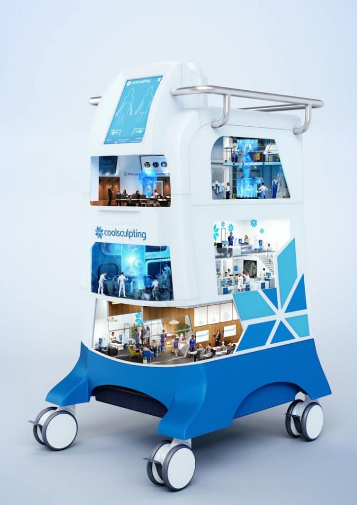 Coolsculpting Medical CGI Illustration Machine Cutaway