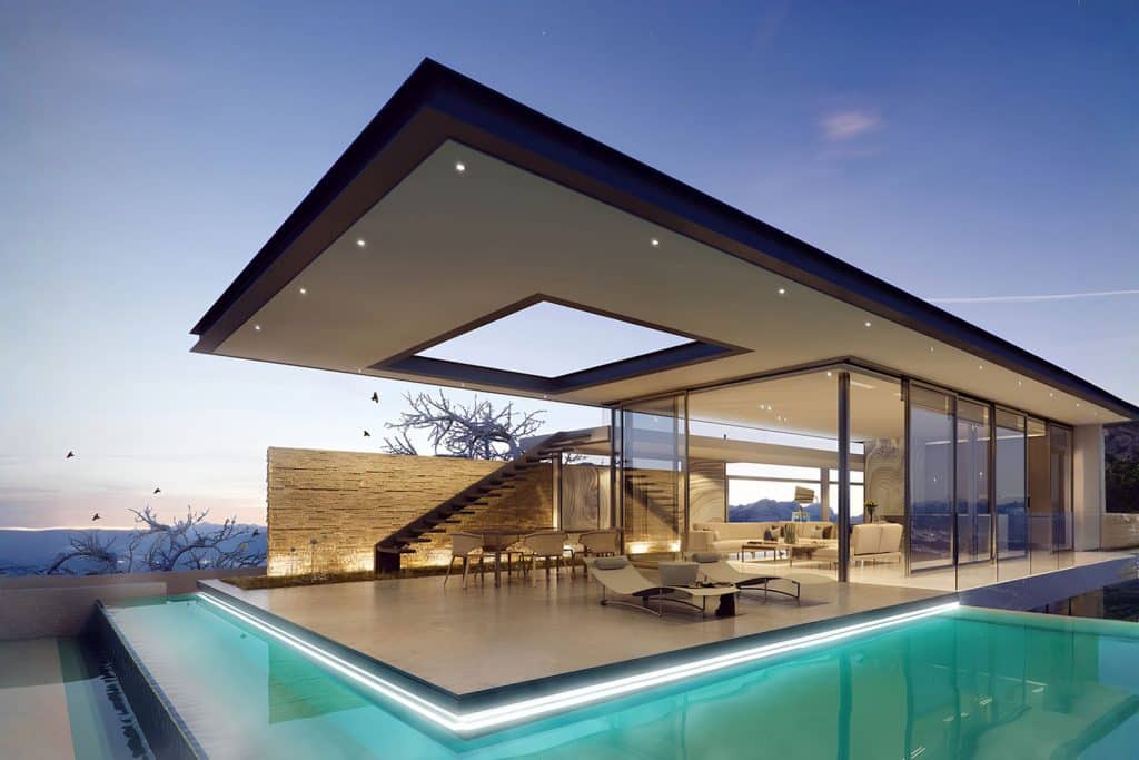 Horizon Residence CGI Luxury Modern Architectural Exterior Render