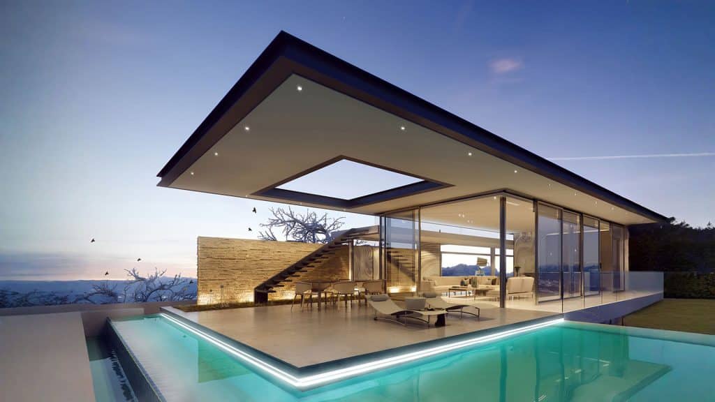 Horizon Residence CGI Luxury Modern Architectural Render