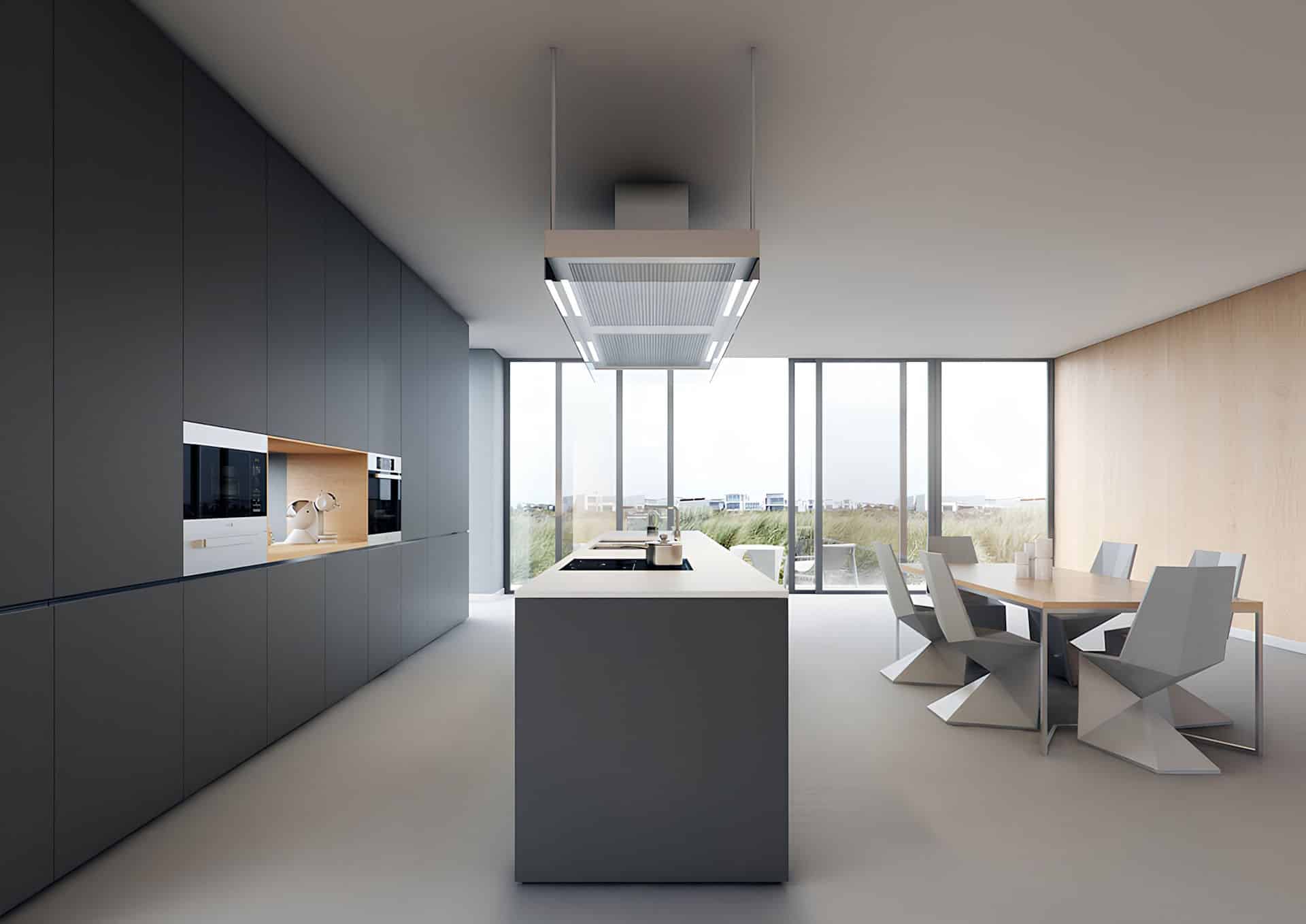 Modern CGI Kitchen Oasis with Minimalist Design