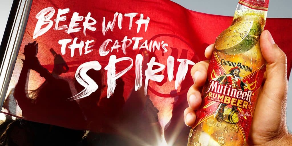 Mutineer Rum Beer CGI Visual Captain Morgan 3D Bottle Image