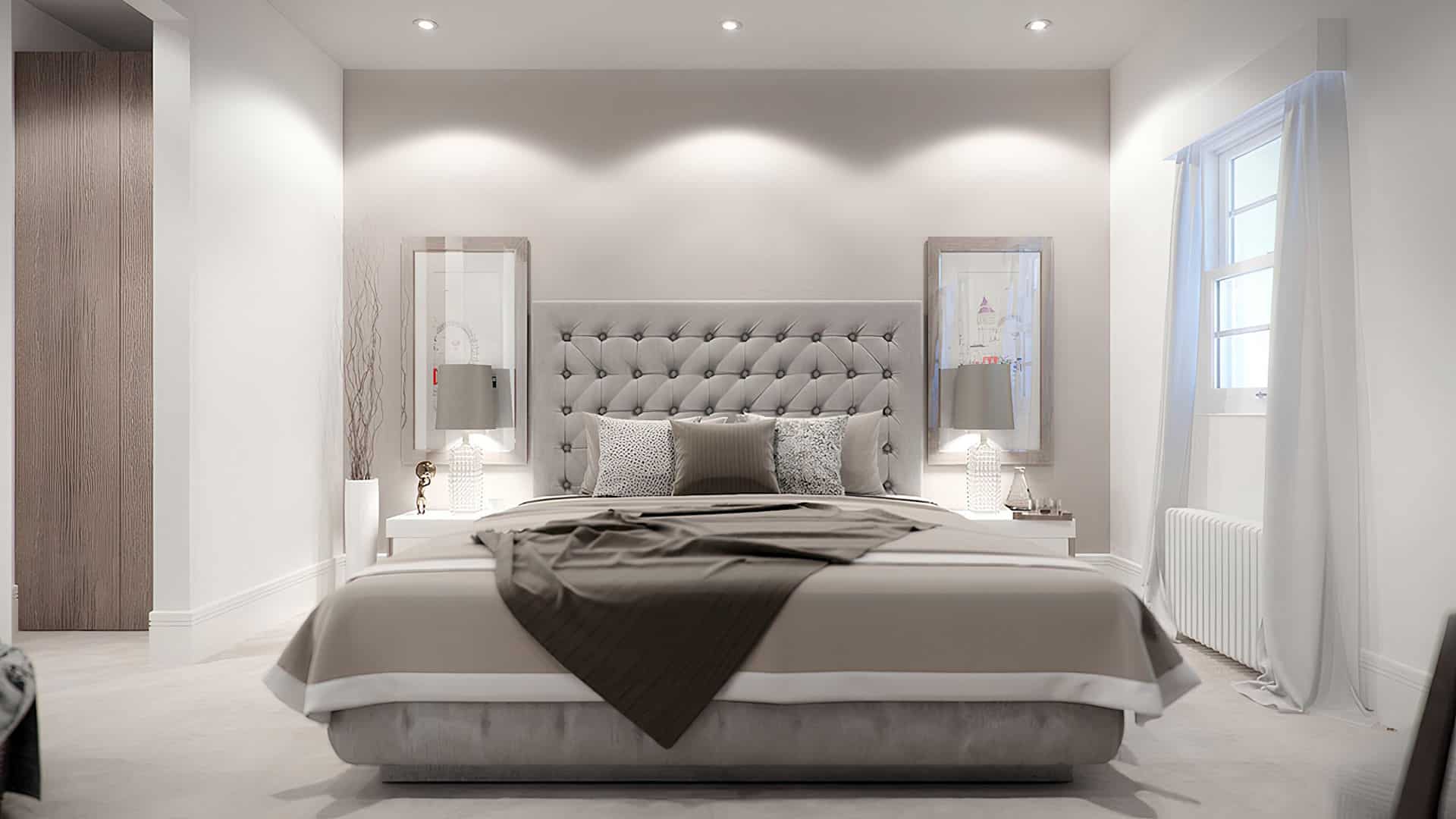 Stylish Bedroom CGI-Photoreal 3D Interior Visualization