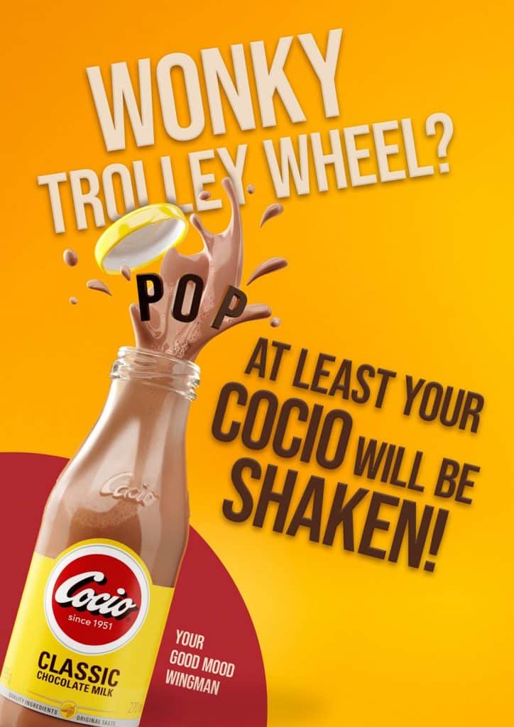 Cocio Chocolate Milk CGI Advertising Campaign Poster