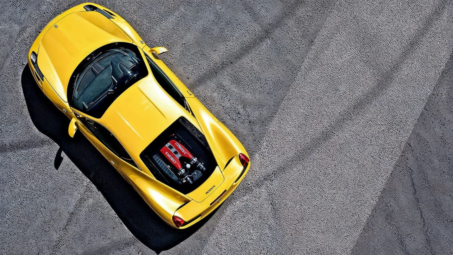 Ferrari Automotive Retouching Image