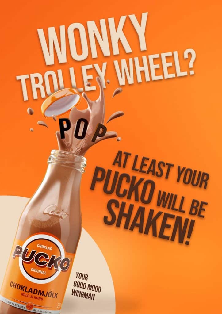 Pucko Chocolate Milk CGI Advertising Campaign Poster