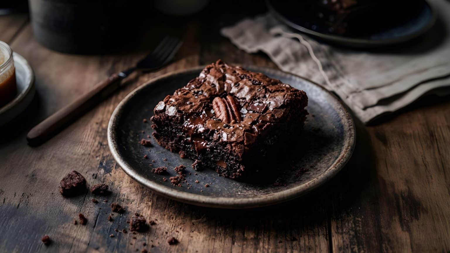 Hyper-Realistic Chocolate Brownie