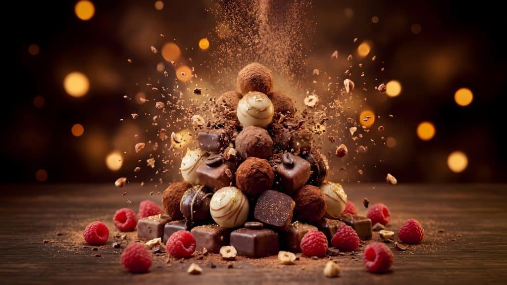 Hyper‑Realistic Chocolate Pyramid Visualisation