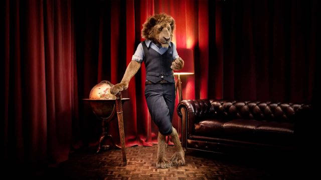 CGI Character Illustration Lion Gentleman