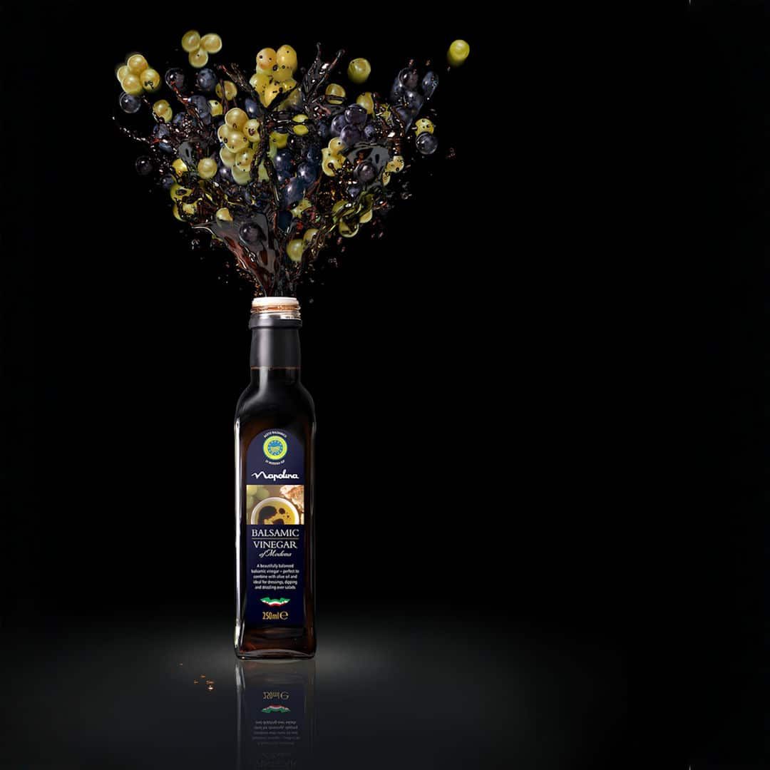 CGI Explosive Liquid and Produce - Napolina Balsamic Vinegar
