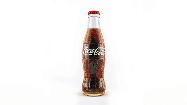 CGI Visual Coca-Cola Bottle