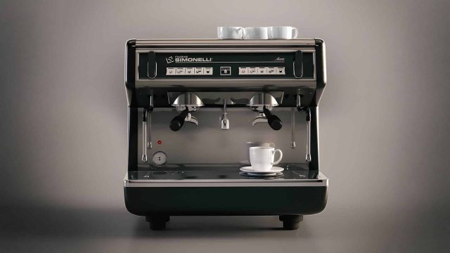 Retro Coffee Machine CGI