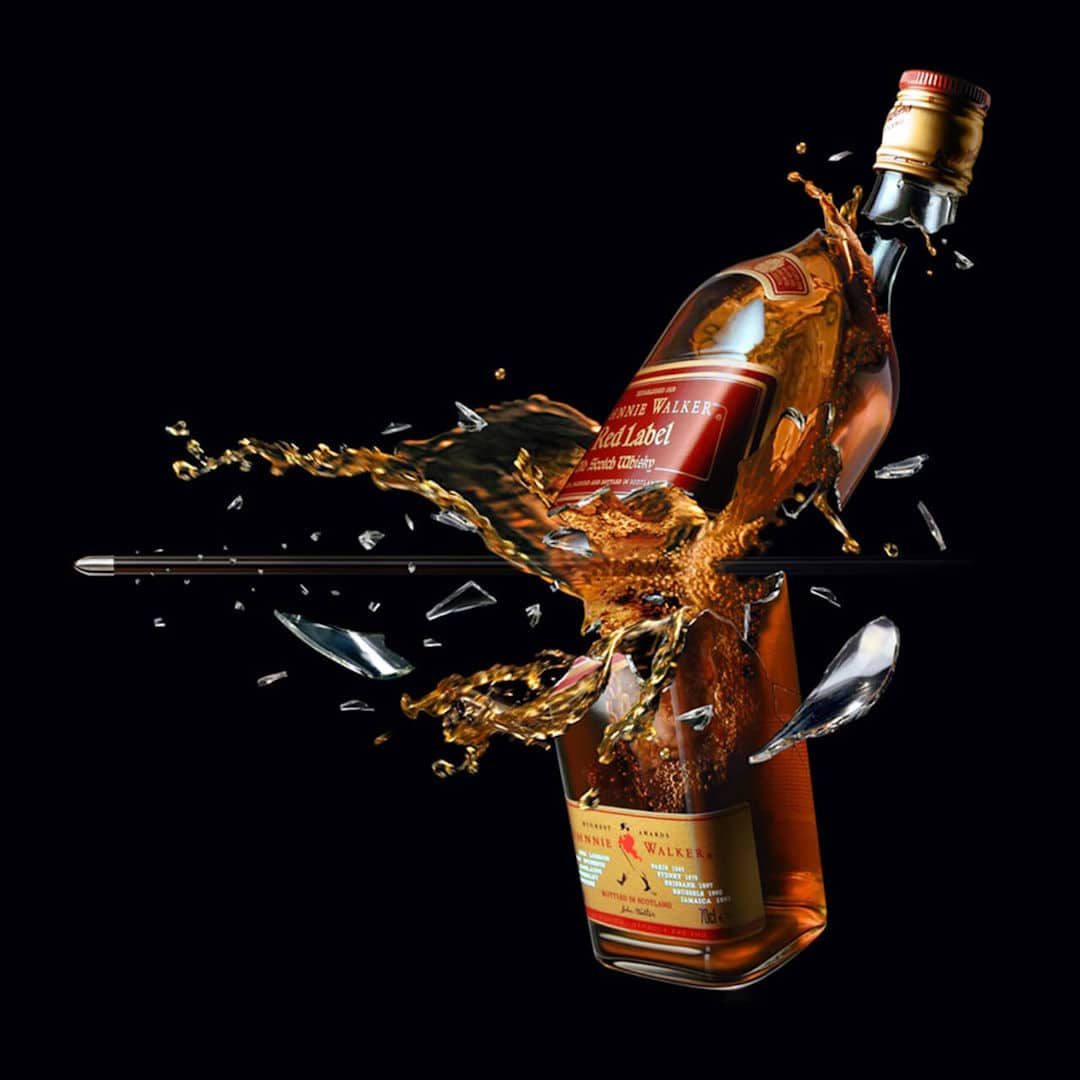 Dynamic Spirits CGI Premium Liquid Motion Johnnie Walker