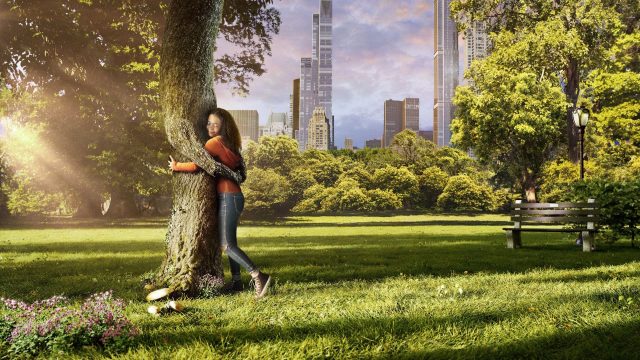 Generative AI Images Human–Nature Connection Series