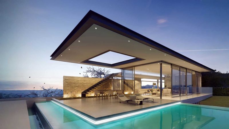 Horizon Residence CGI Luxury Modern Architectural Render