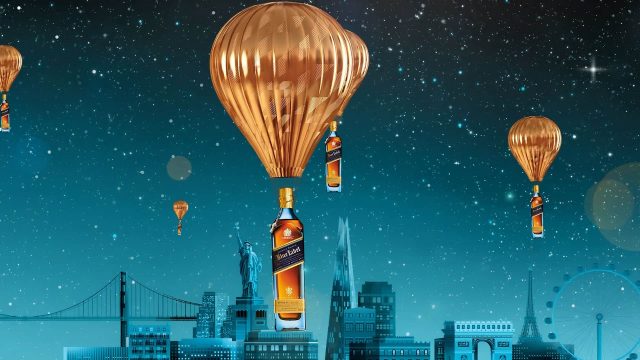 Johnnie Walker Blue Label - DOOH Motion Graphics Ad