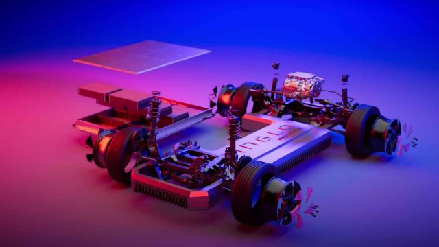 Mahindra Inglo Platform 3D EV Architecture Animation