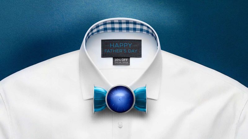 Nespresso Bow Tie Father’s Day CGI Visual
