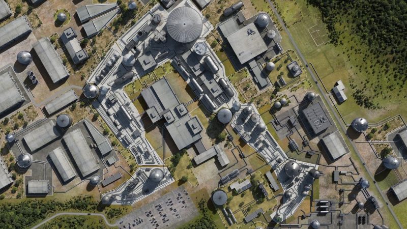 Product Campaign CGI Visuals ABB Industrial Plant Running 3D Image