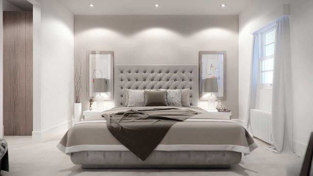 Stylish Bedroom CGI-Photoreal 3D Interior Visualization