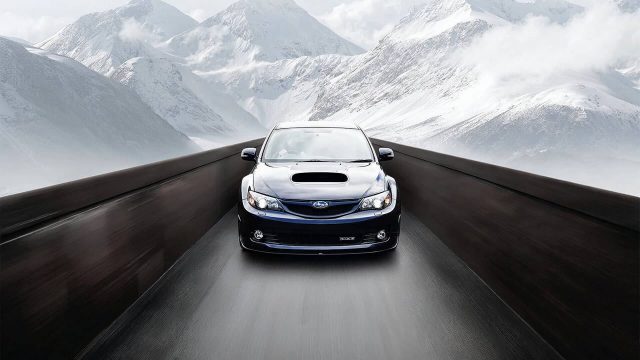 Subaru Automotive Retouching Image